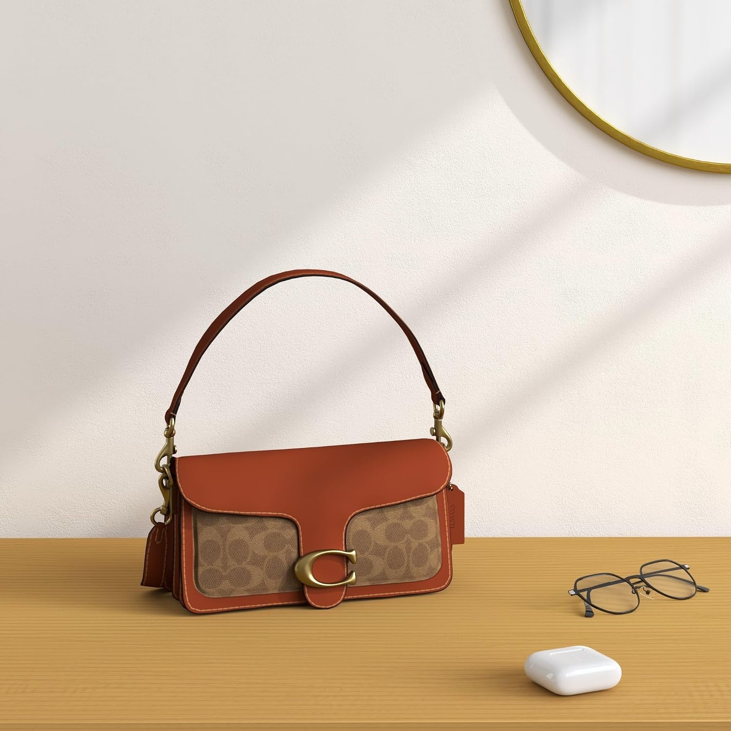 image:imageCoach Womens Tabby Shoulder Bag 26Tan Rust