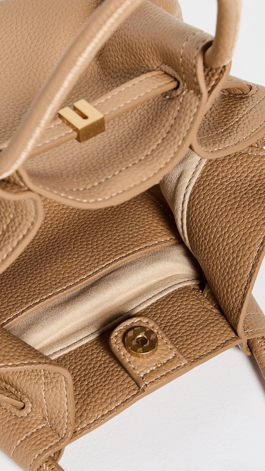 image:imageJW PEI Womens Hana Faux Leather Mini Tote BagLatte