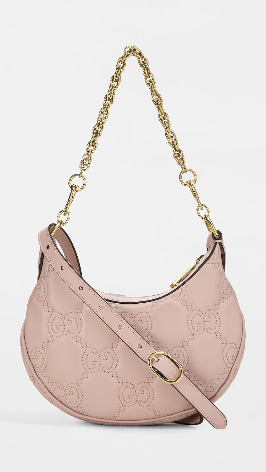 image:imageWHAT GOES AROUND COMES AROUND Womens PreLoved Gucci Calfskin GG Matelasse Mini Shoulder BagPink