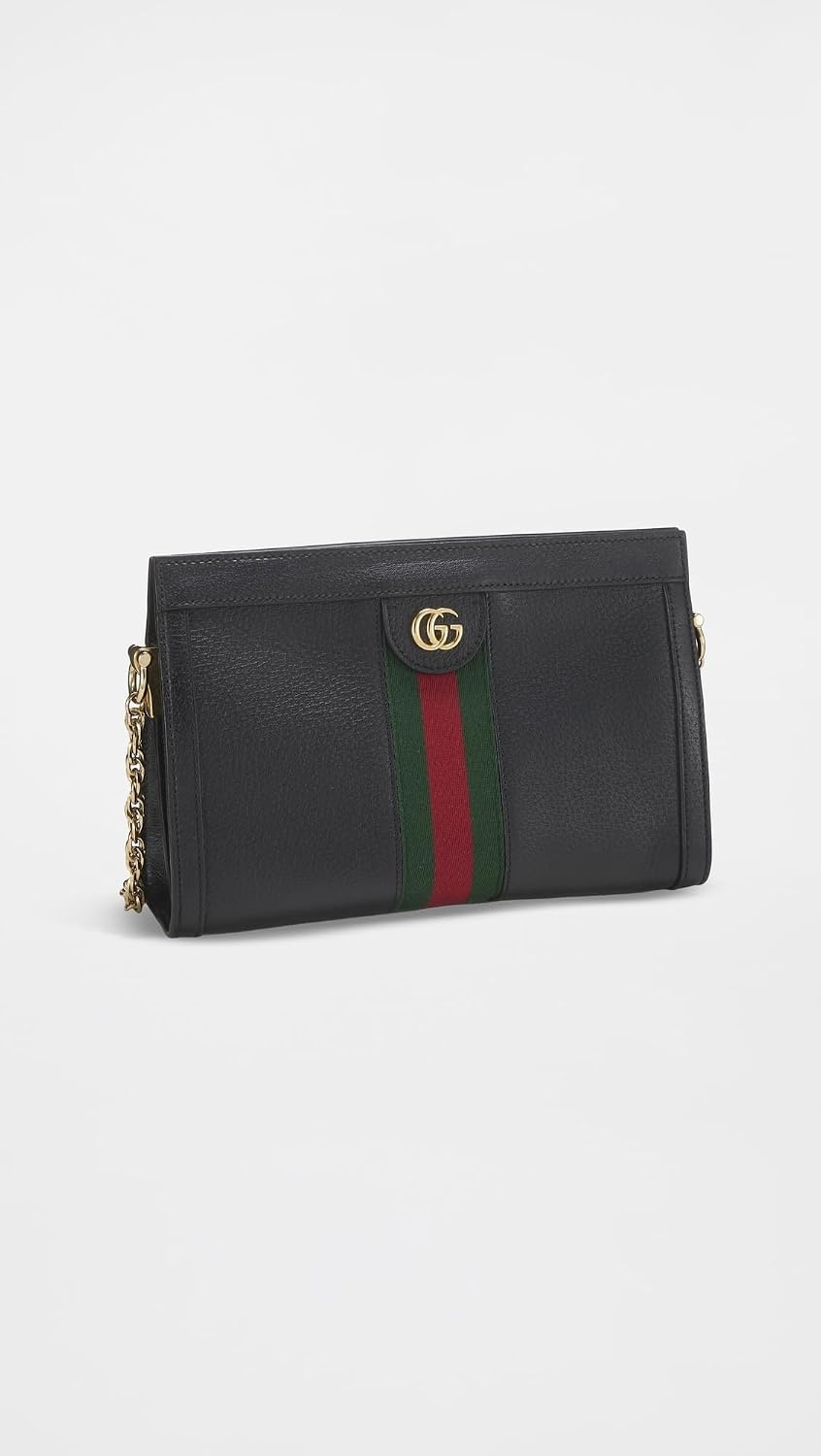 image:imageWHAT GOES AROUND COMES AROUND Womens PreLoved Gucci Leather Ophidia Small Shoulder BagBlack