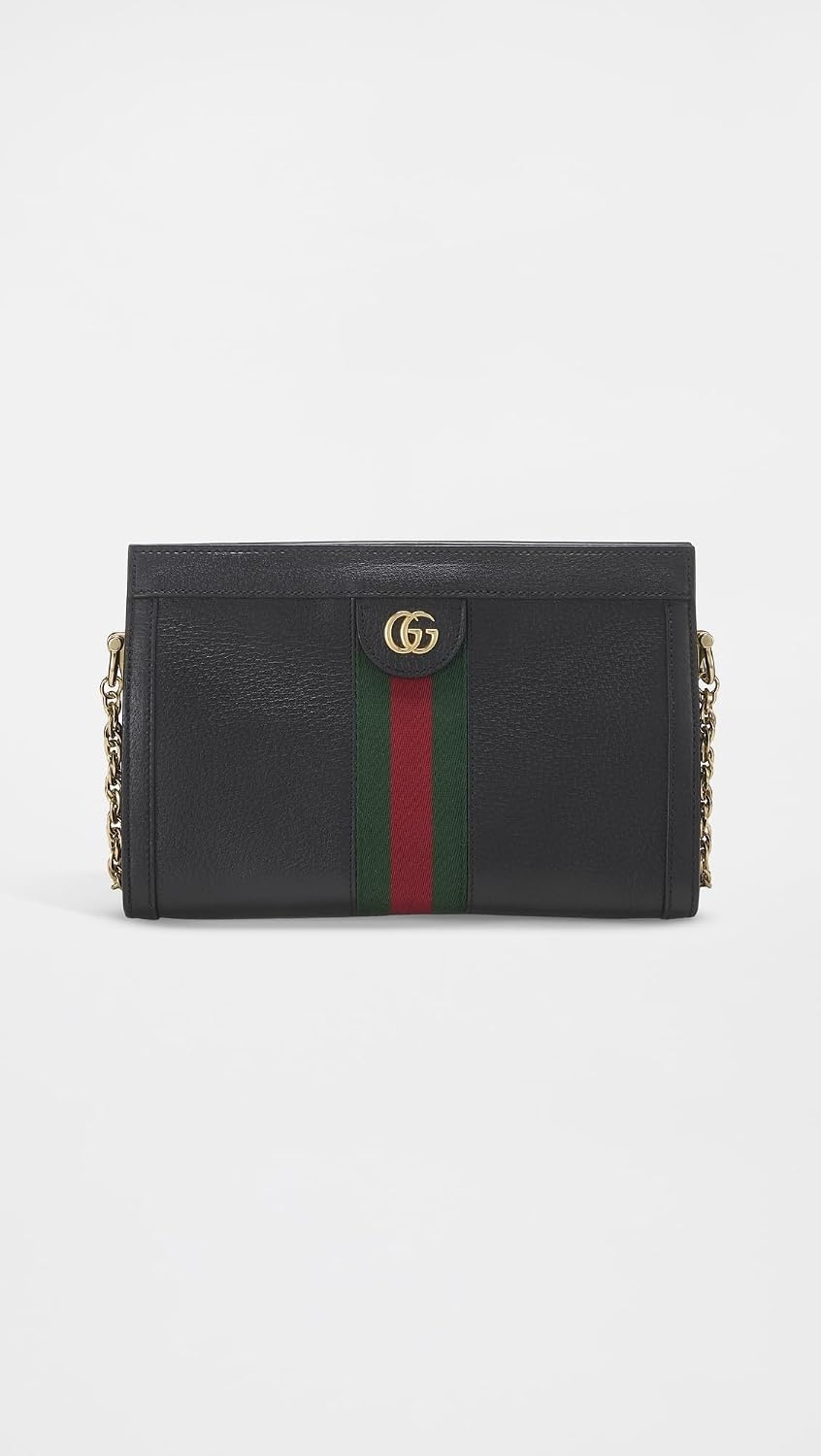 image:imageWHAT GOES AROUND COMES AROUND Womens PreLoved Gucci Leather Ophidia Small Shoulder BagBlack