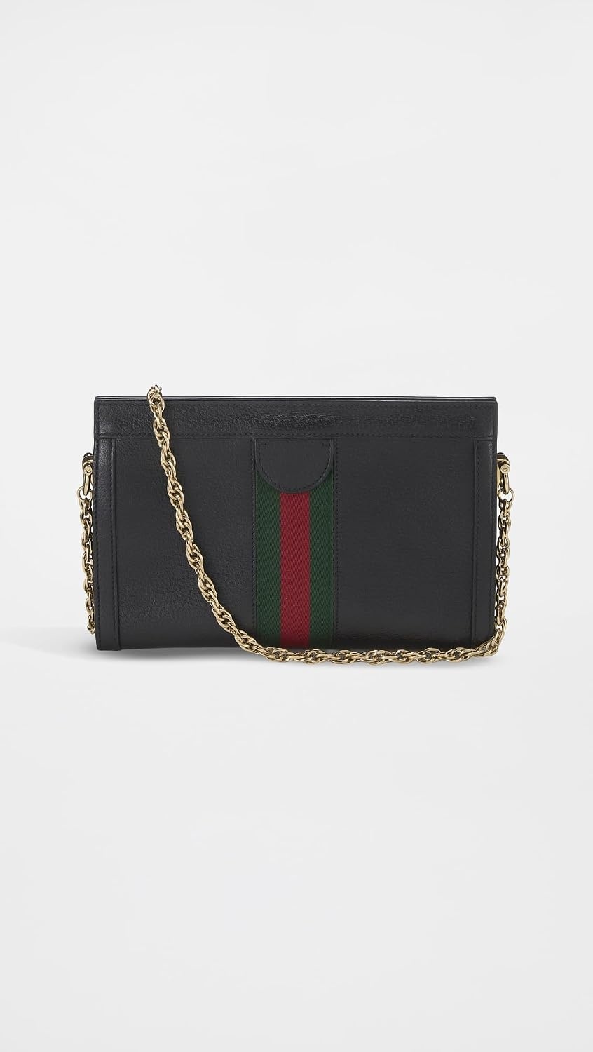 image:imageWHAT GOES AROUND COMES AROUND Womens PreLoved Gucci Leather Ophidia Small Shoulder BagBlack