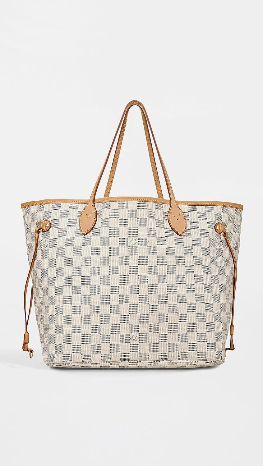 image:imageWHAT GOES AROUND COMES AROUND Womens PreLoved Louis Vuitton Damier Azur Neverfull Tote MMWhite