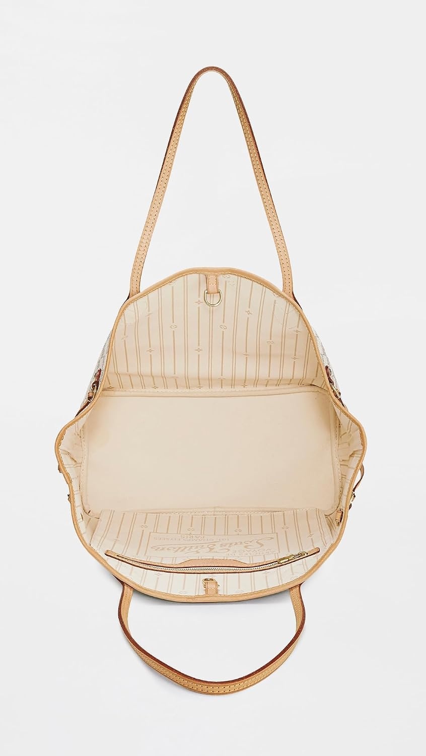 image:imageWHAT GOES AROUND COMES AROUND Womens PreLoved Louis Vuitton Damier Azur Neverfull Tote MMWhite