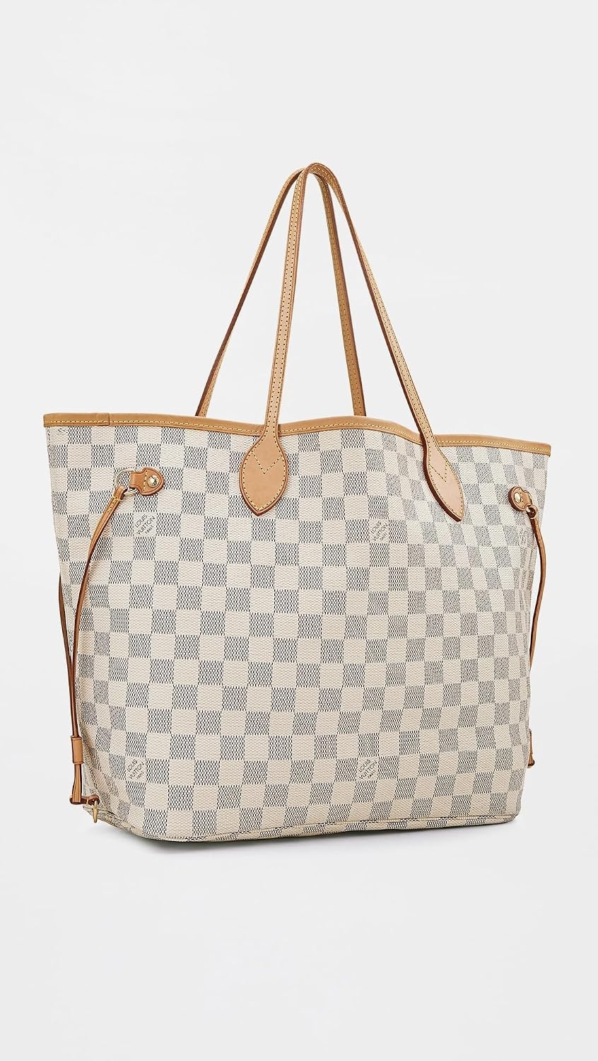 image:imageWHAT GOES AROUND COMES AROUND Womens PreLoved Louis Vuitton Damier Azur Neverfull Tote MMWhite