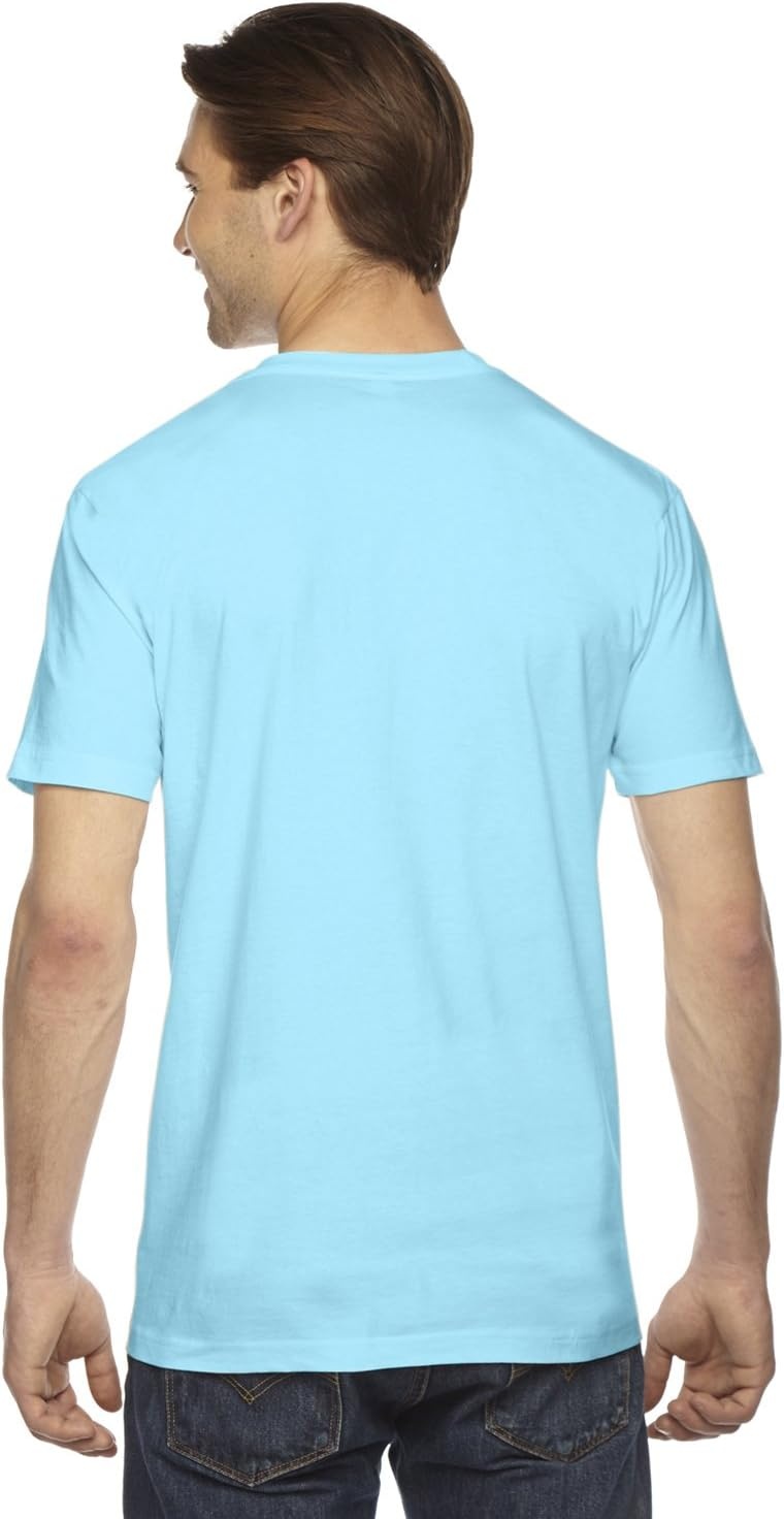 image:imageAmerican Apparel Mens Unisex Fine Jersey ShortSleeve TShirtAqua