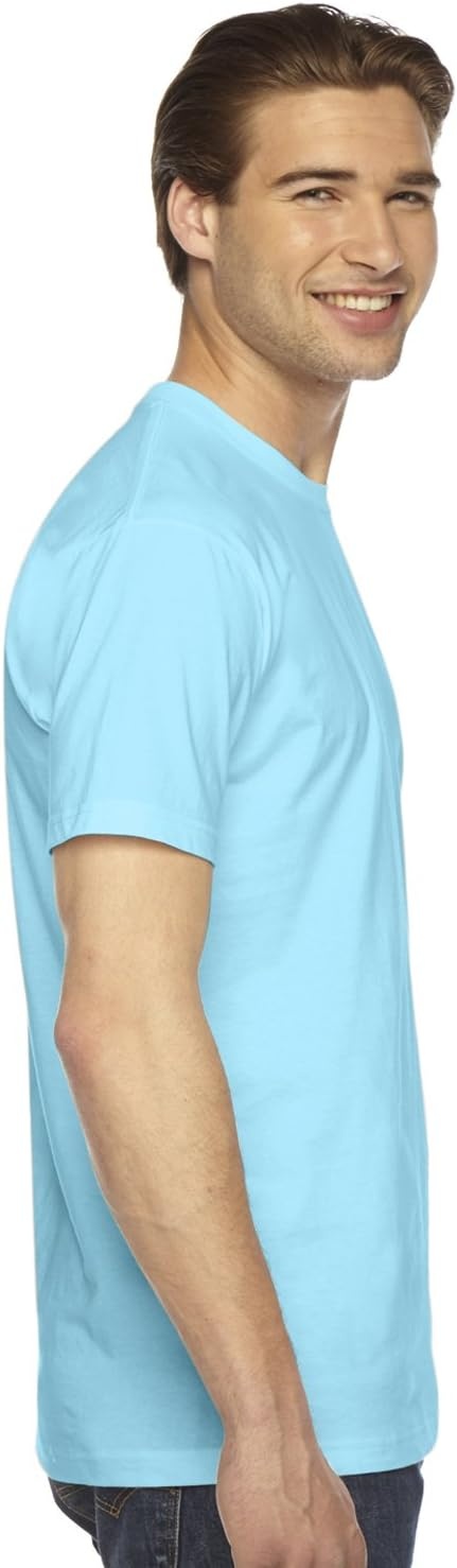 image:imageAmerican Apparel Mens Unisex Fine Jersey ShortSleeve TShirtAqua