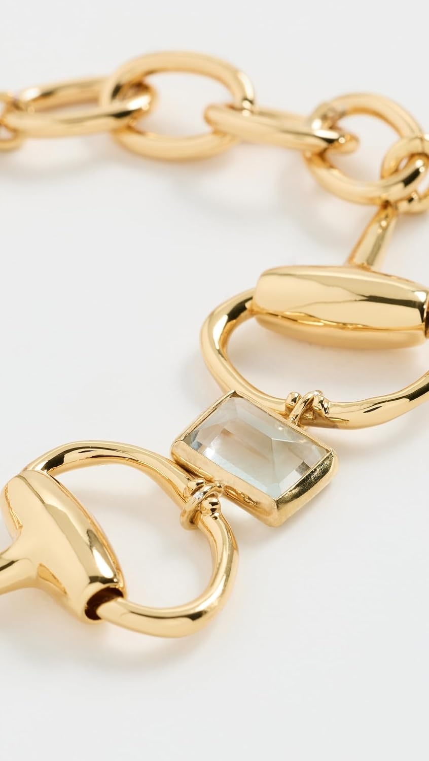 image:imageChan Luu Womens Horsebit BraceletGreen Amethyst