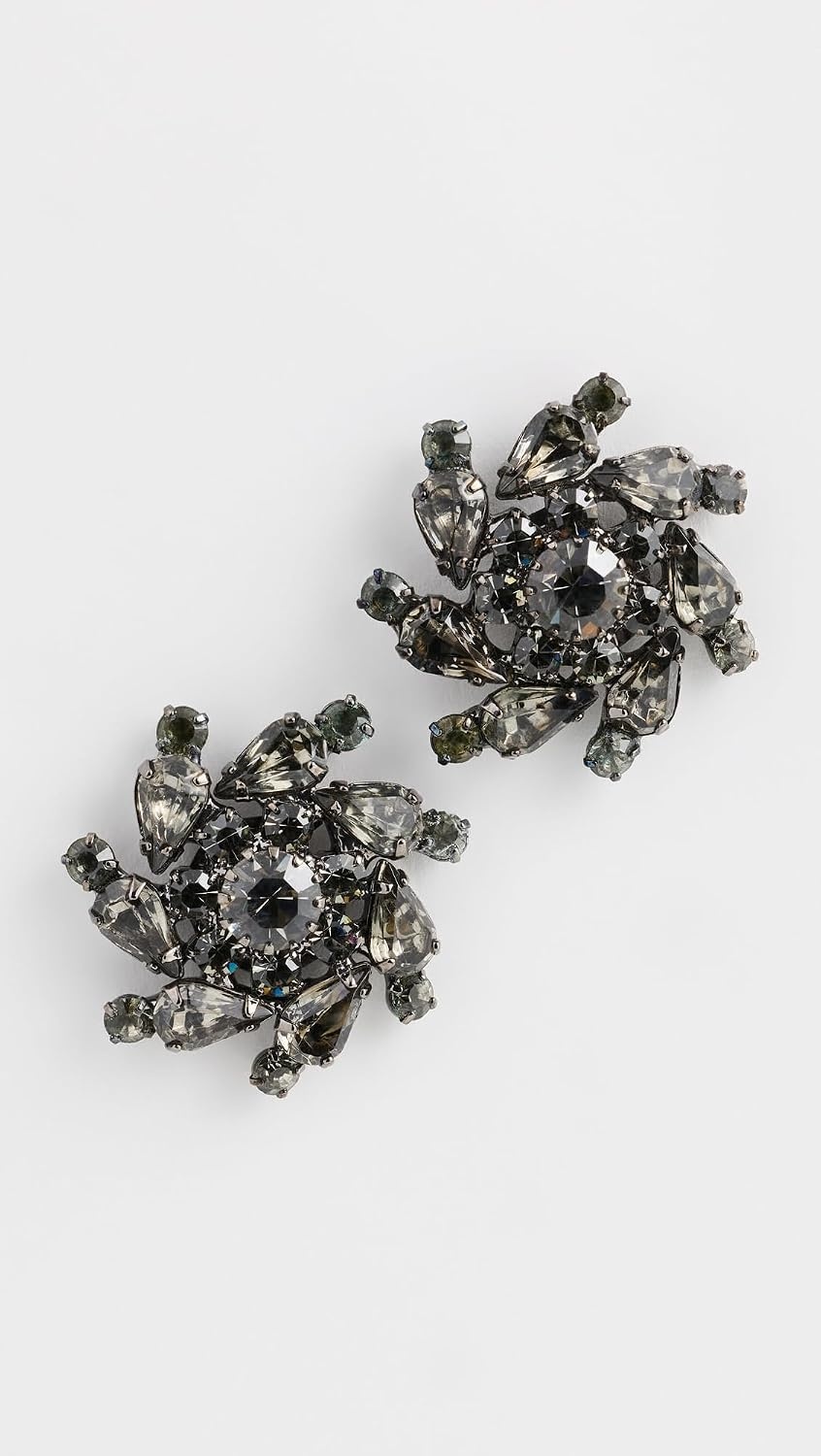 image:imageJennifer Behr Womens Shereen Stud EarringsBlack Diamond