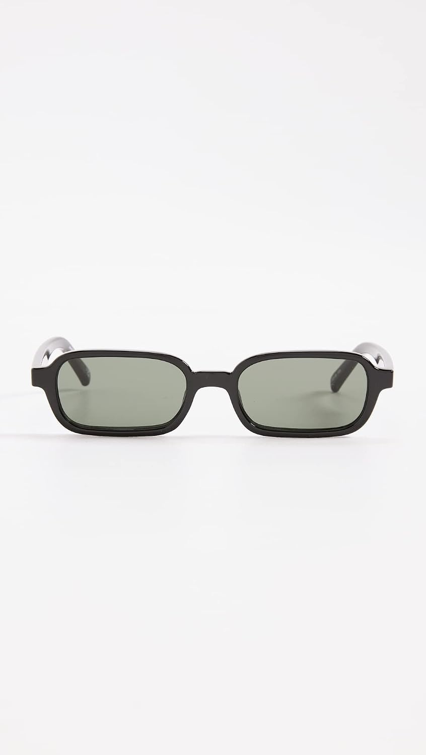 image:imageLe Specs Pilferer Retro Sunglasses for Women and MenBlack FrameKhaki Lens