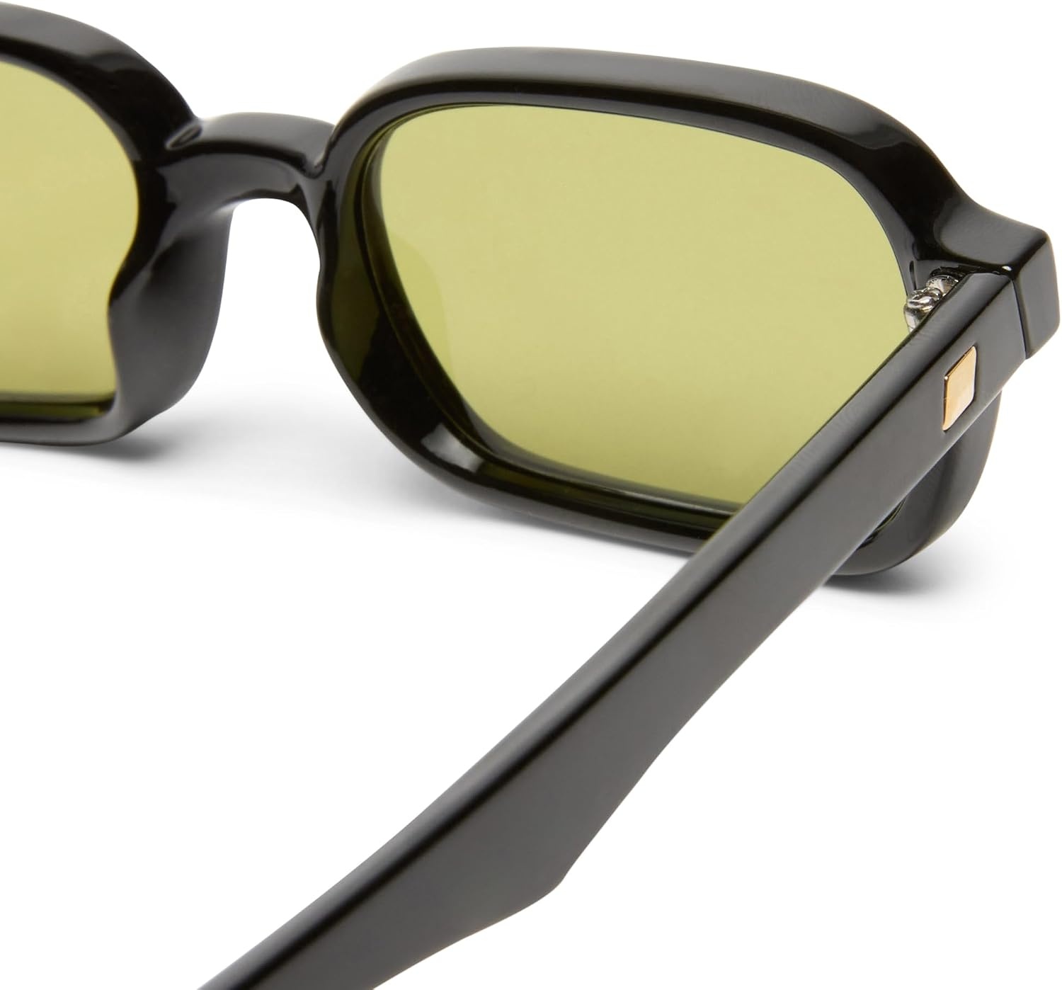 image:imageLe Specs Pilferer Retro Sunglasses for Women and MenBlack FrameOlive Lens