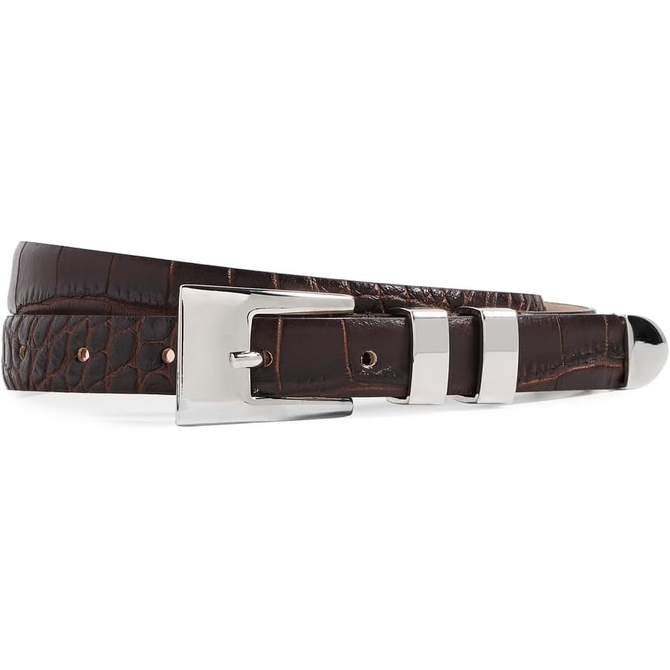 image:imageAureum Womens Sofia BeltEspresso Crocodile
