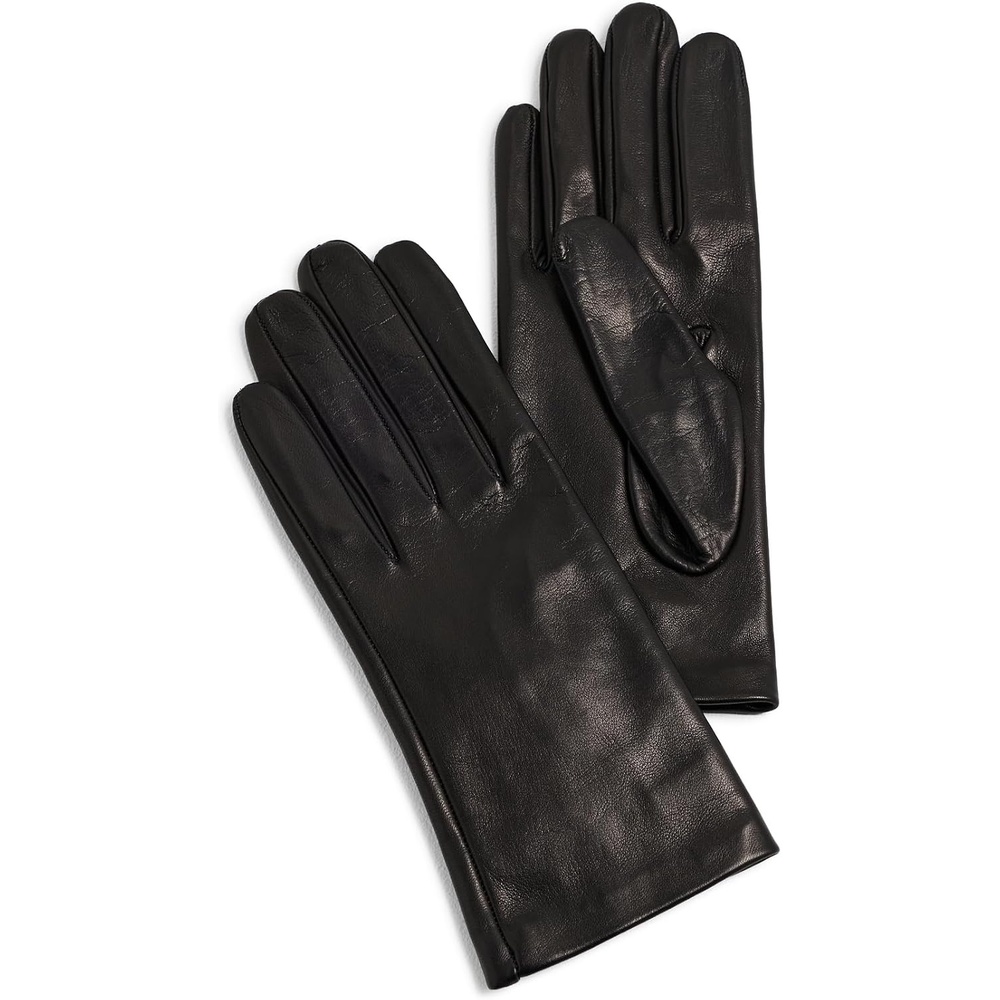 image:imageCarolina Amato Womens Vent Palm Shorty GlovesBlack