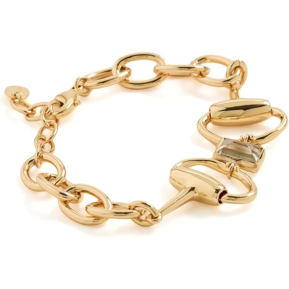 image:imageChan Luu Womens Horsebit BraceletGreen Amethyst