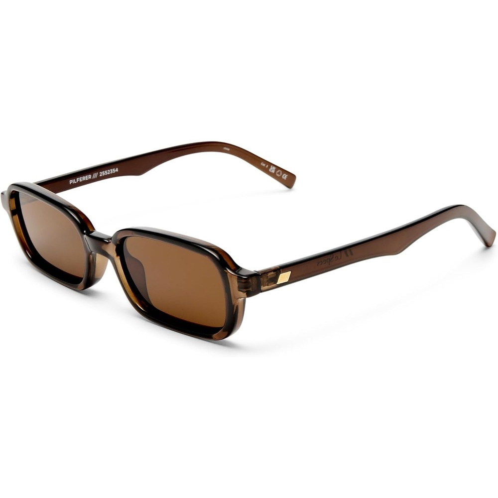 image:imageLe Specs Pilferer Retro Sunglasses for Women and MenCocoa FrameBrown Lens