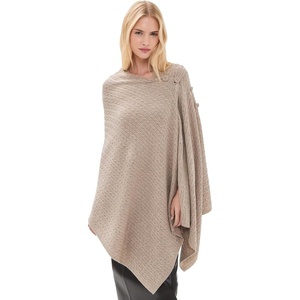 By Malene Birger Women’s Liza Wool Cape(Grey Brown Melange)