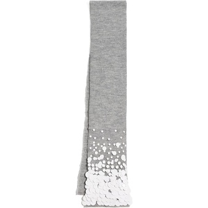 Chan Luu Women’s Sequined Wool Scarf(Heather Grey)