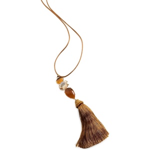 Jennifer Behr Women’s Torin Tassel Necklace(Amber)