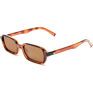 Le Specs Pilferer Retro Sunglasses for Women and Men(Toffee Tort Frame/Brown Lens)
