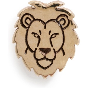 Zoe Chicco Women’s 14k Gold Itty Bitty Lion Stud Earring(14K Gold)