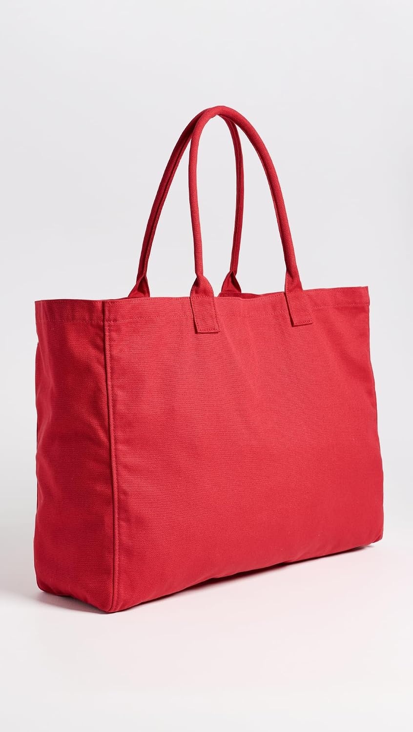 image:imageANINE BING Womens Leo Canvas ToteTango Red