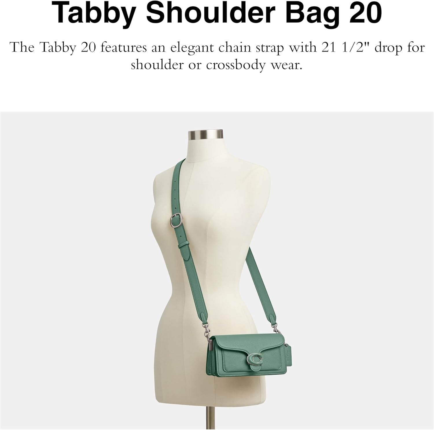 image:imageCOACH Tabby Shoulder Bag 20Aquamarine