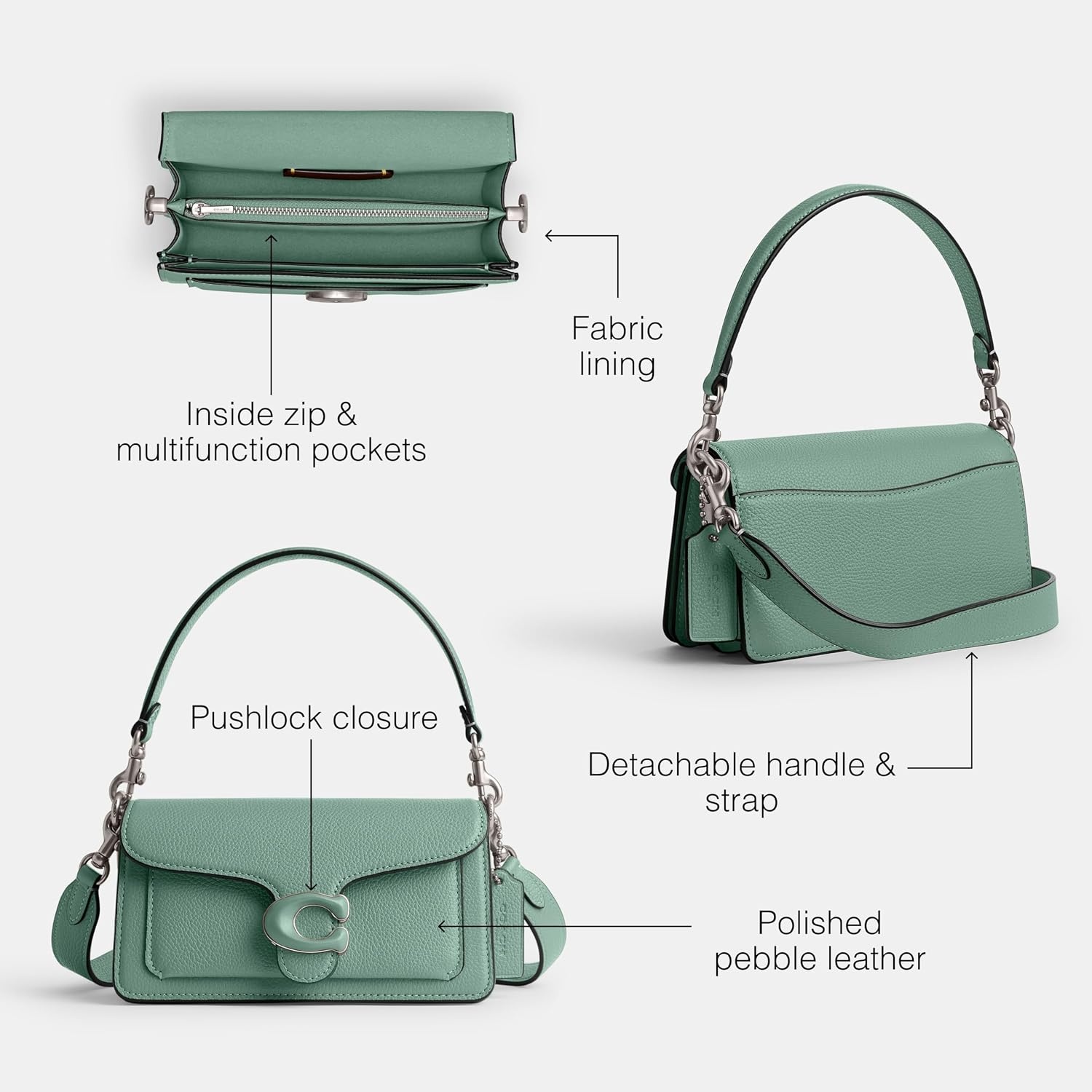 image:imageCOACH Tabby Shoulder Bag 20Aquamarine