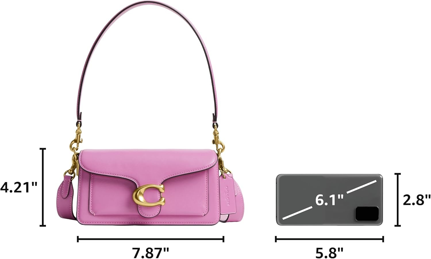 image:imageCOACH Tabby Shoulder Bag 20B4Fuschia