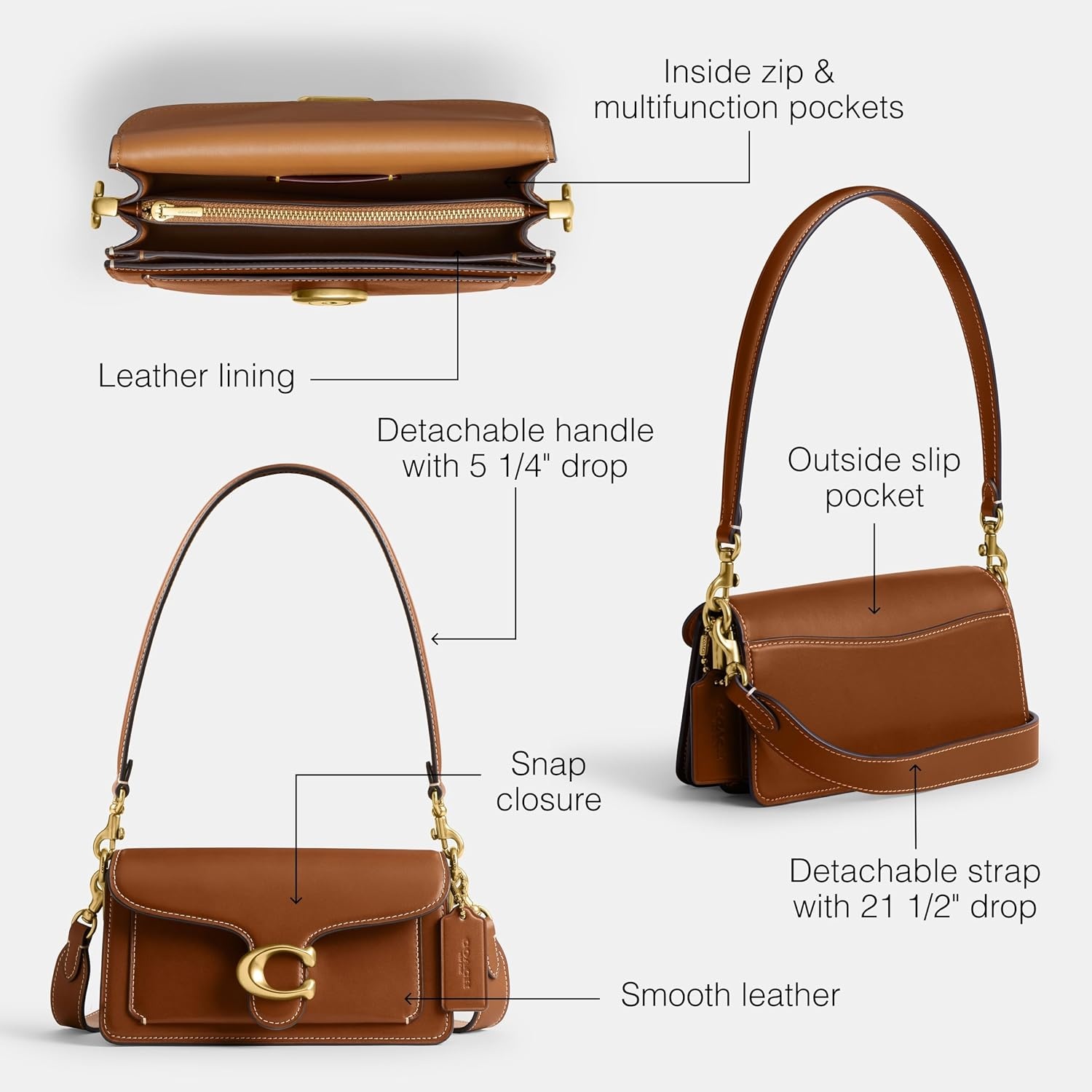 image:imageCOACH Tabby Shoulder Bag 20B4Tan