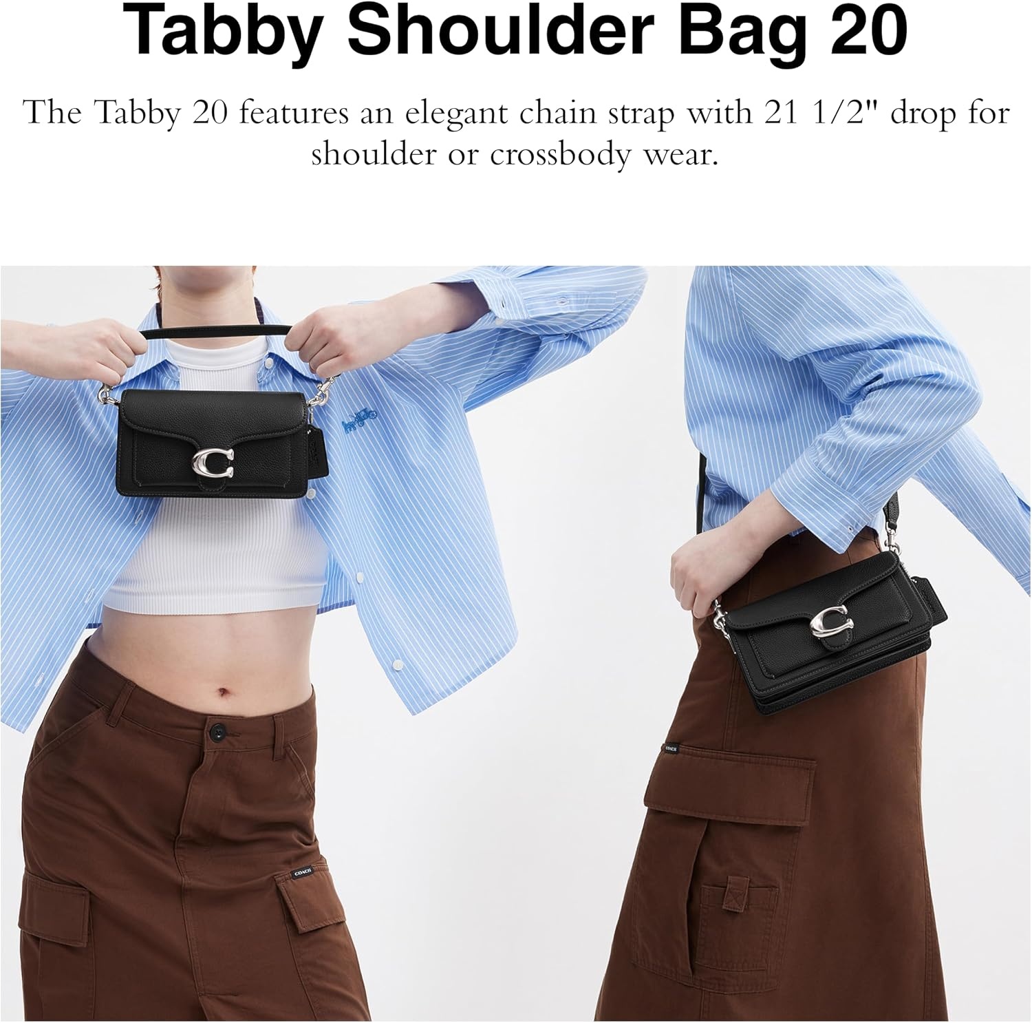 image:imageCOACH Tabby Shoulder Bag 20BlackSilver