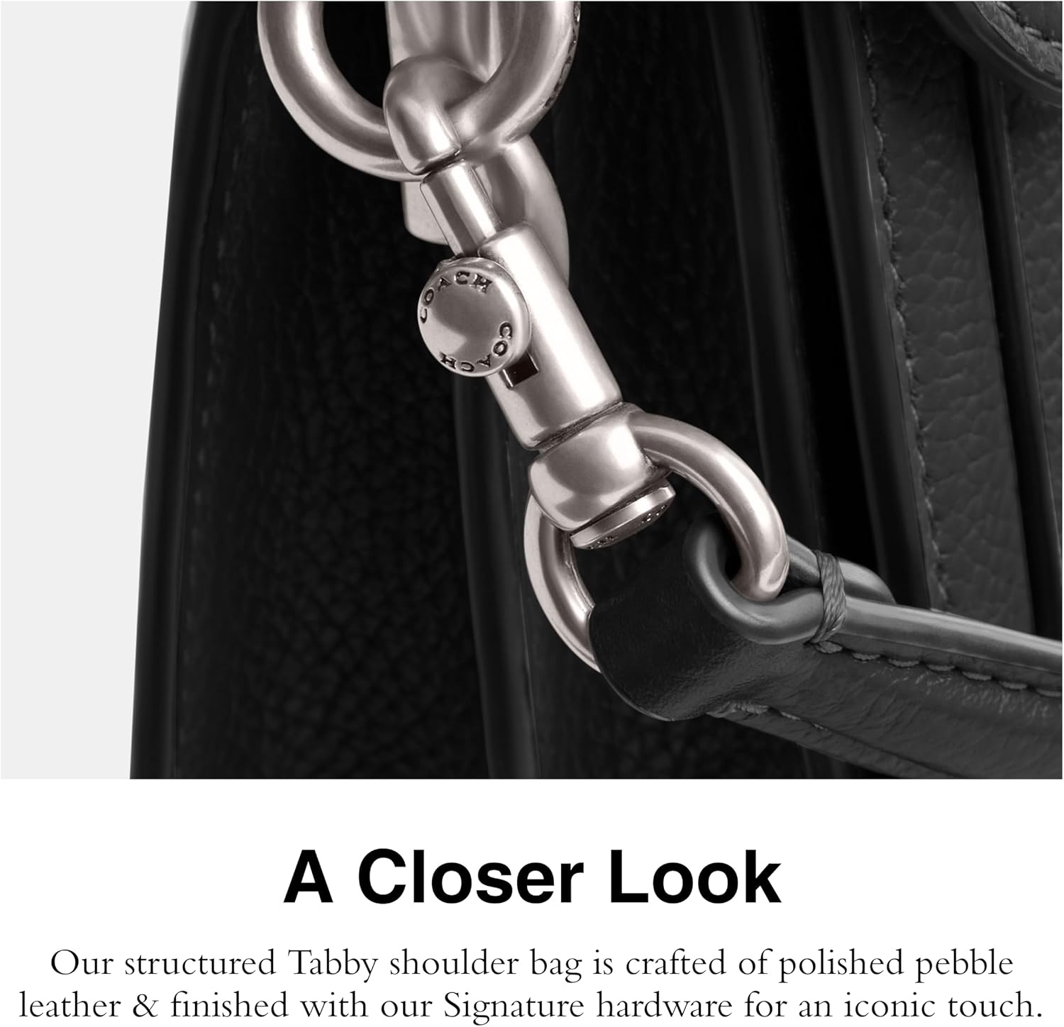 image:imageCOACH Tabby Shoulder Bag 20BlackSilver