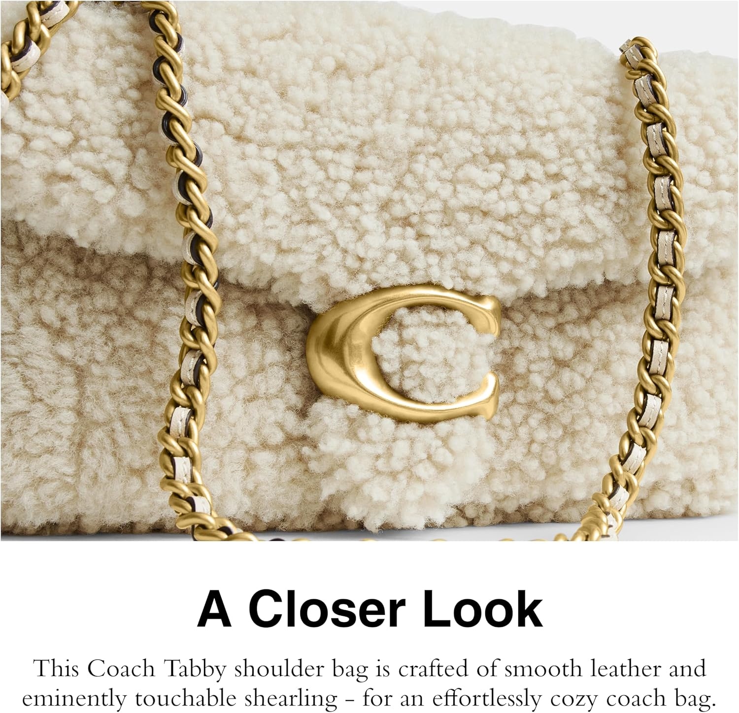 image:imageCOACH Tabby Shoulder Bag 20BrassBeige