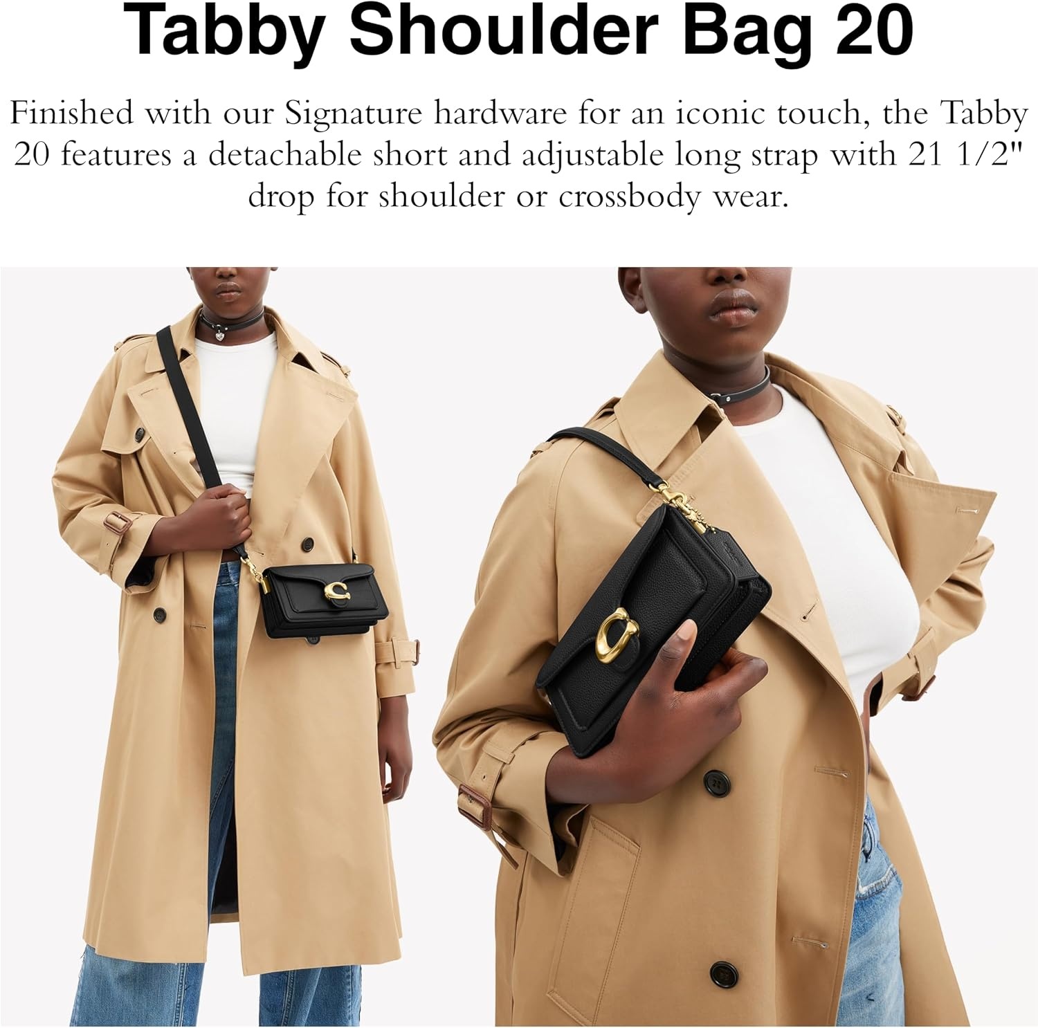 image:imageCOACH Tabby Shoulder Bag 20BrassBlack