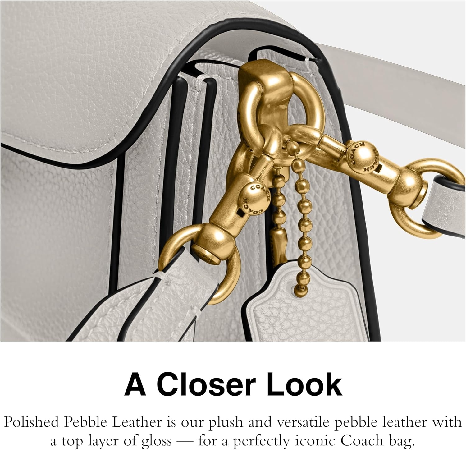 image:imageCOACH Tabby Shoulder Bag 20BrassChalk