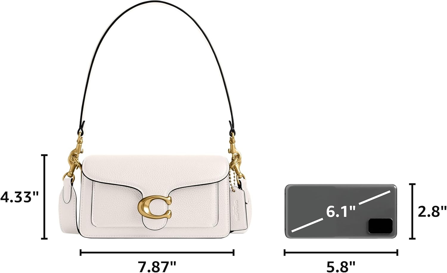 image:imageCOACH Tabby Shoulder Bag 20BrassChalk