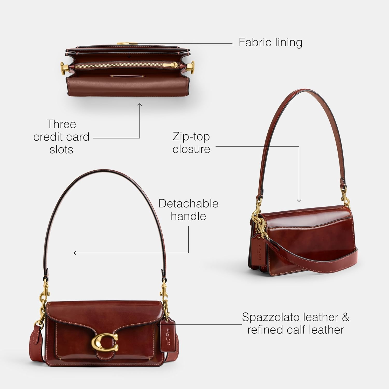 image:imageCOACH Tabby Shoulder Bag 20BrassDark Neutral
