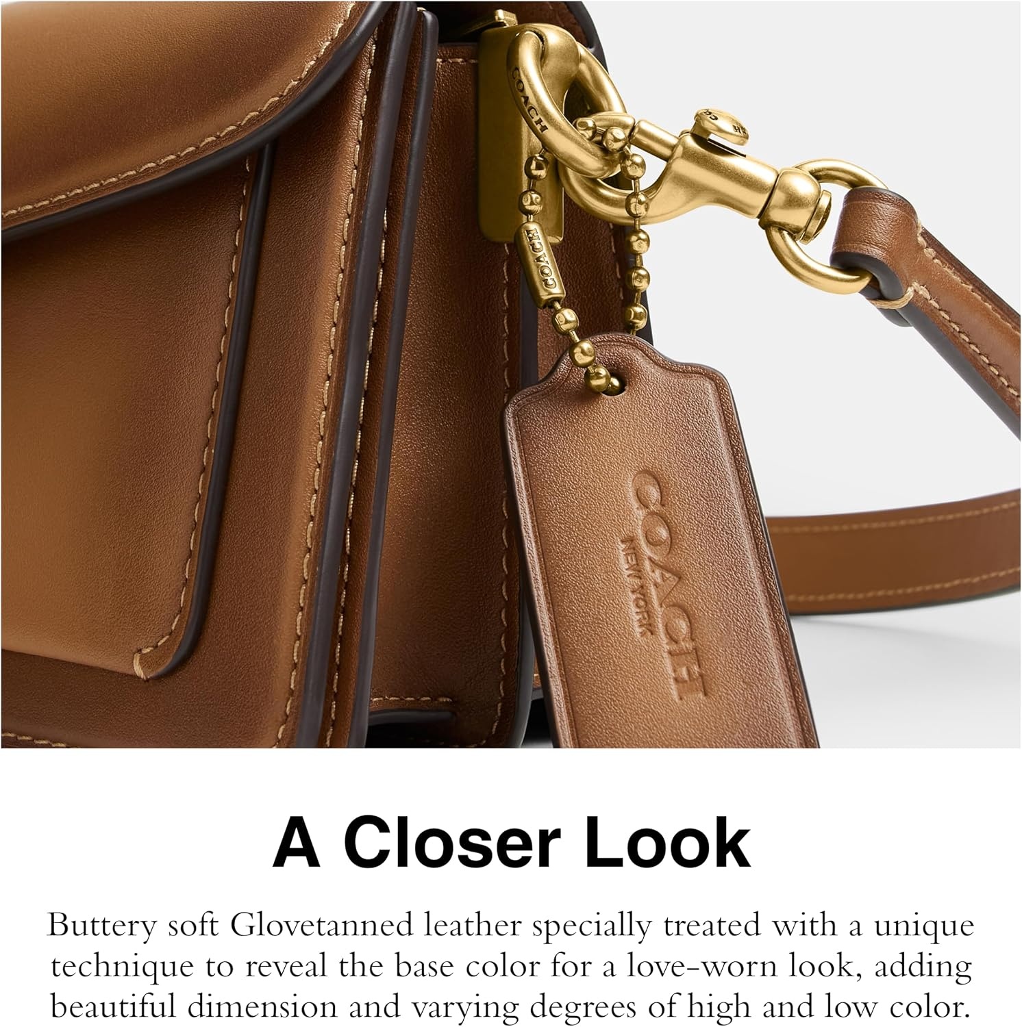 image:imageCOACH Tabby Shoulder Bag 20BrassHoney Brown