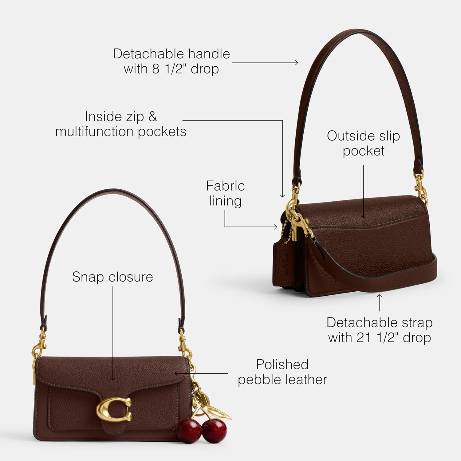 image:imageCOACH Tabby Shoulder Bag 20BrassMaple