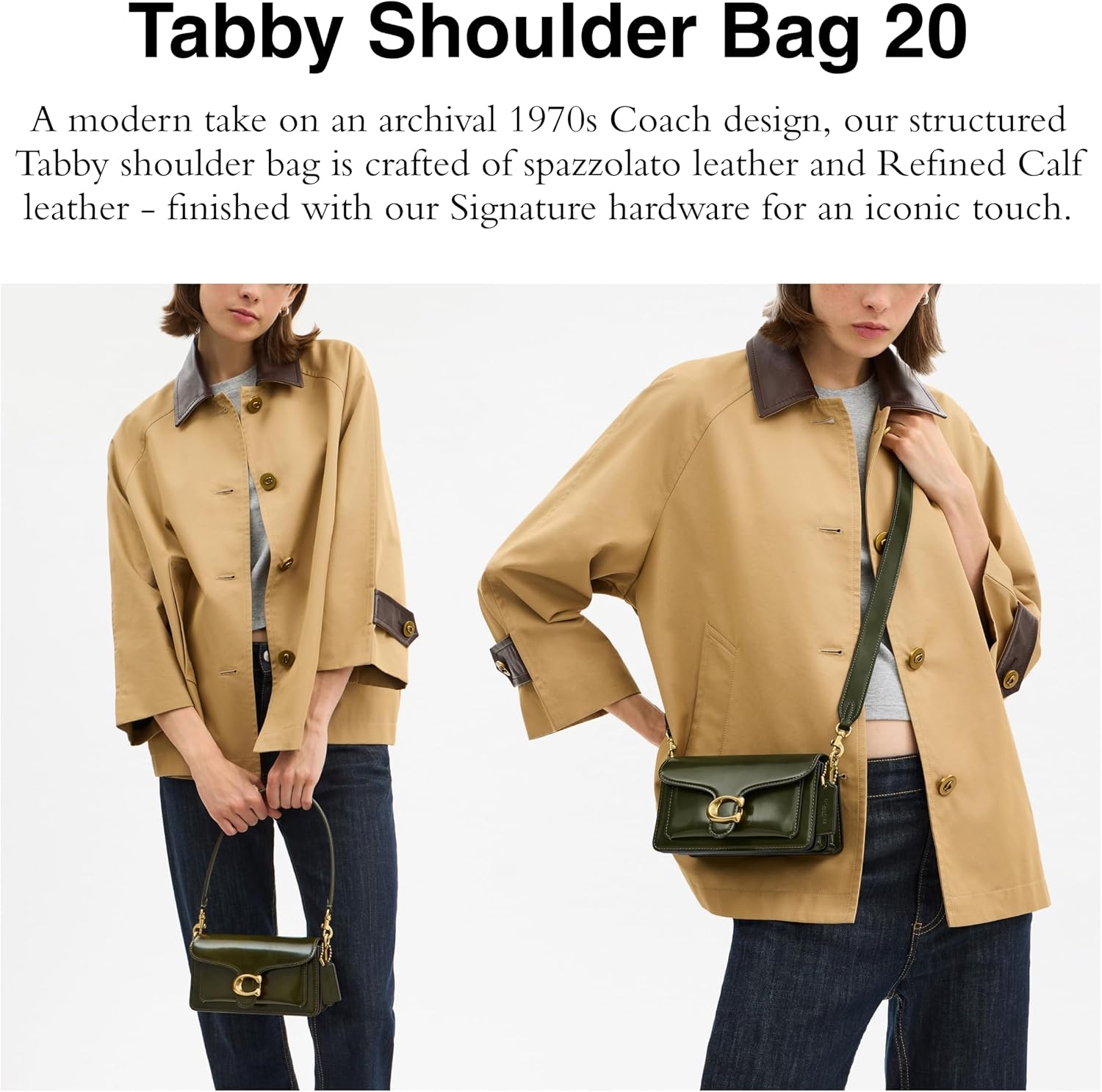 image:imageCOACH Tabby Shoulder Bag 20BrassOlive