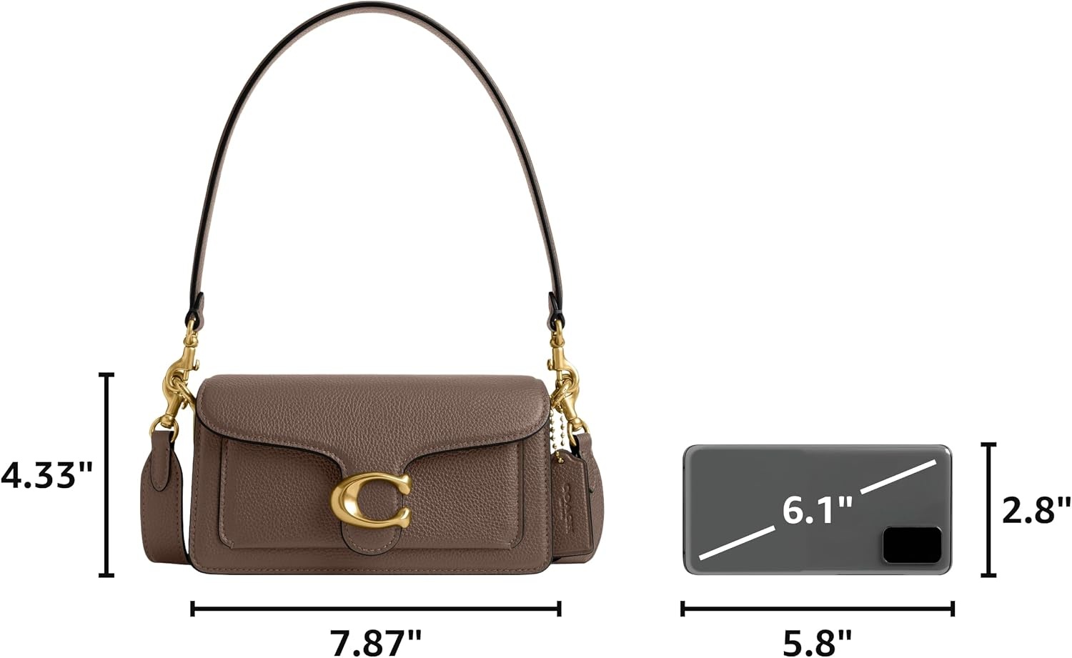 image:imageCOACH Tabby Shoulder Bag 20Dark Stone