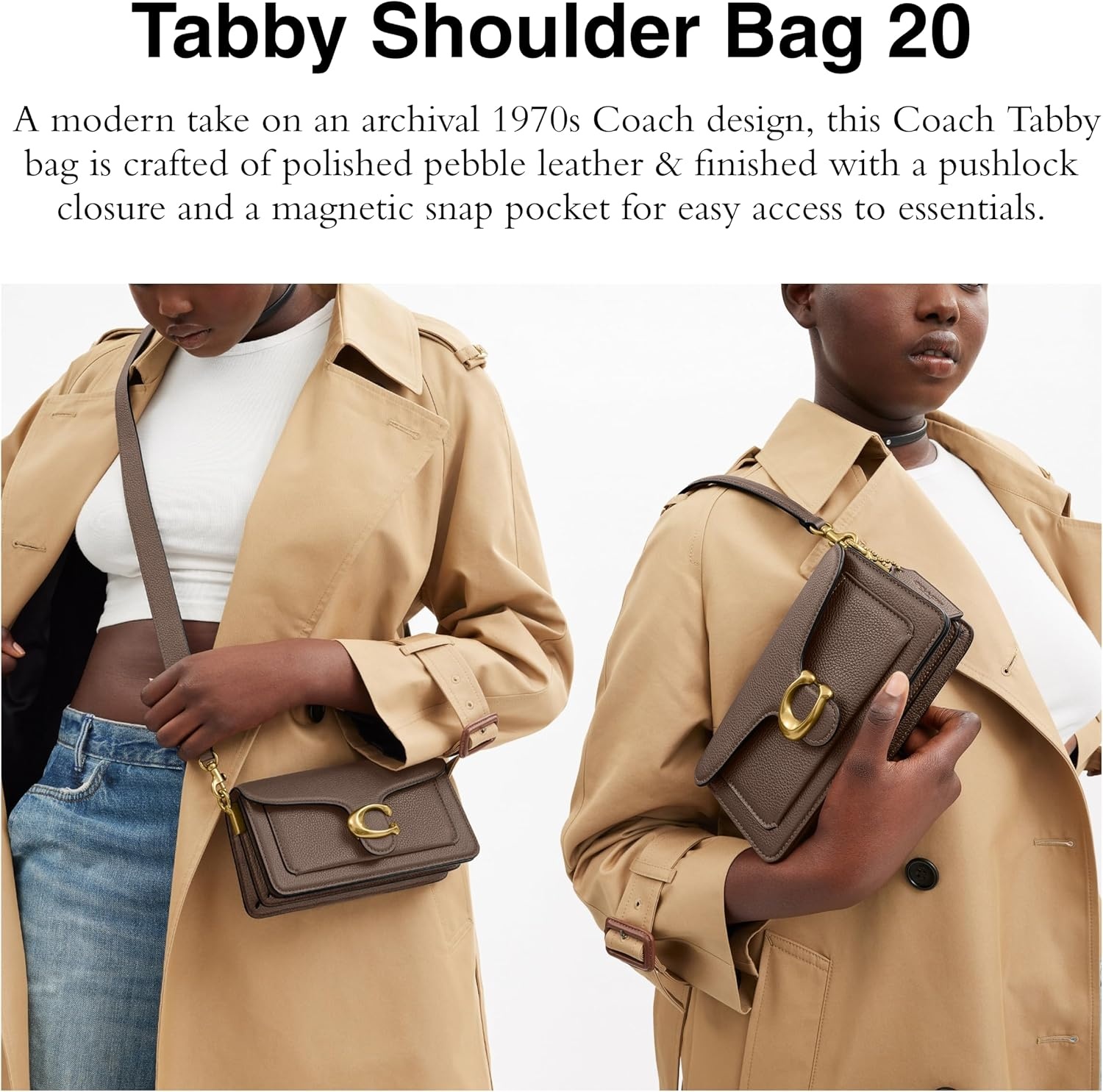 image:imageCOACH Tabby Shoulder Bag 20Dark Stone
