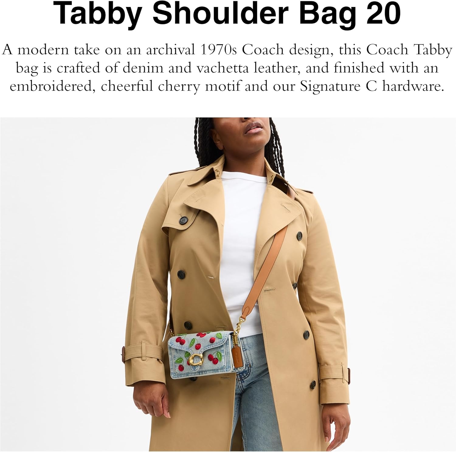 image:imageCOACH Tabby Shoulder Bag 20Denim Multi