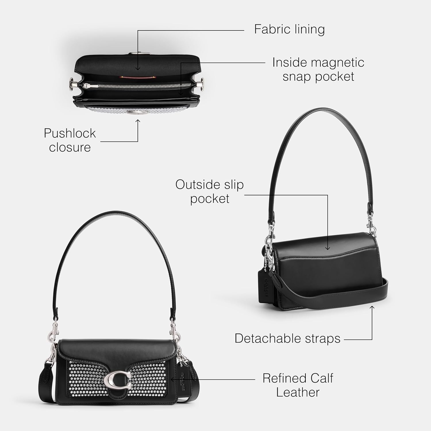 image:imageCOACH Tabby Shoulder Bag 20LhBlack