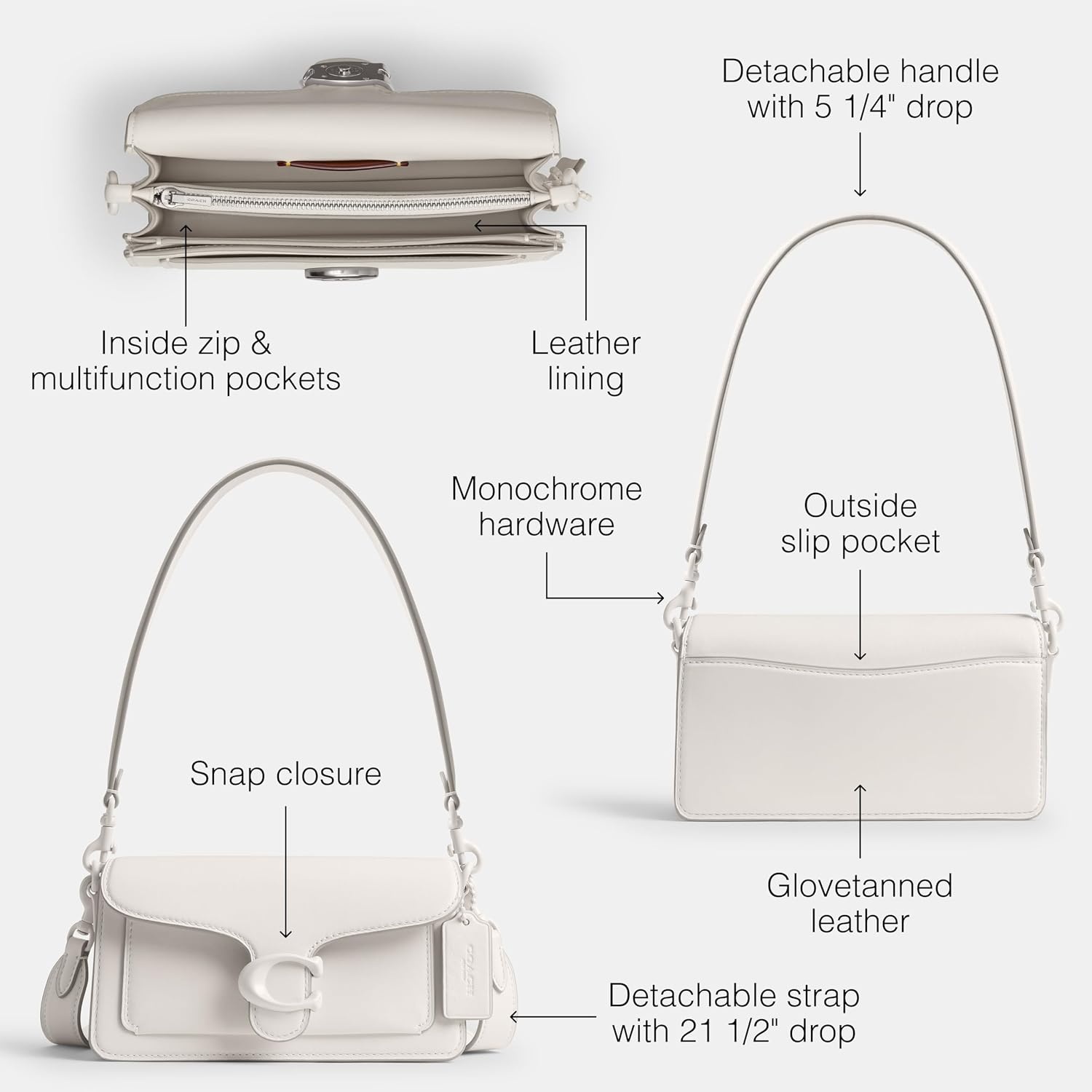 image:imageCOACH Tabby Shoulder Bag 20LhChalk