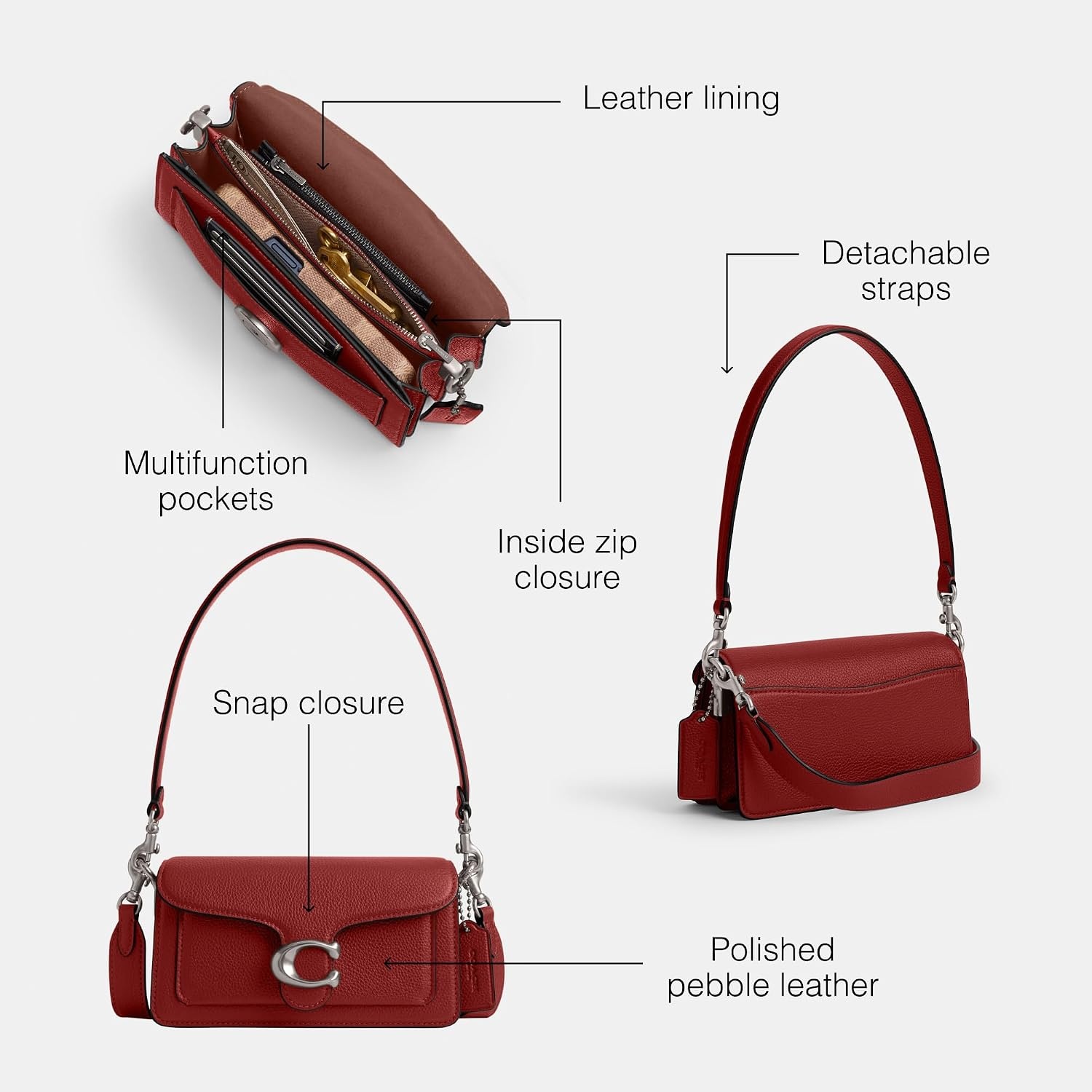 image:imageCOACH Tabby Shoulder Bag 20LhRuby