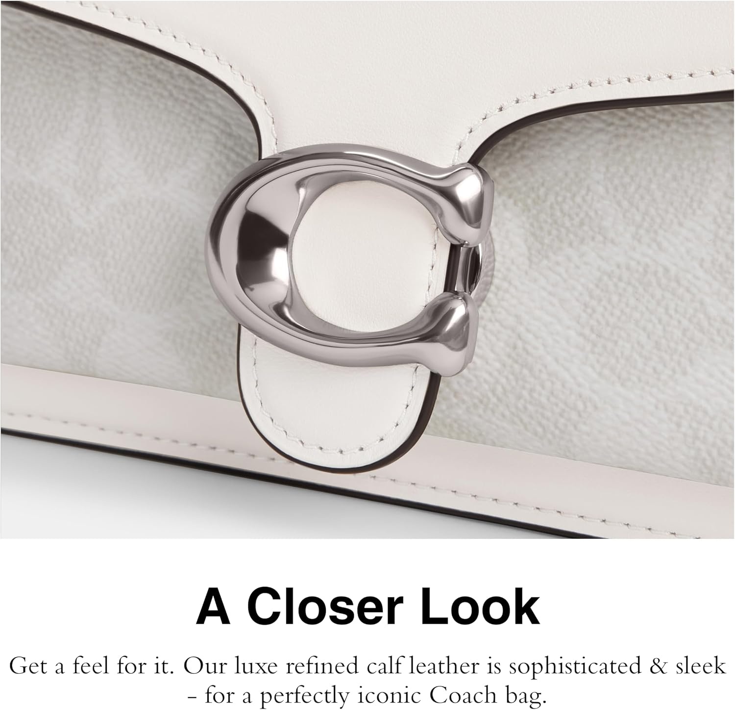 image:imageCOACH Tabby Shoulder Bag 20SilverWhite Chalk