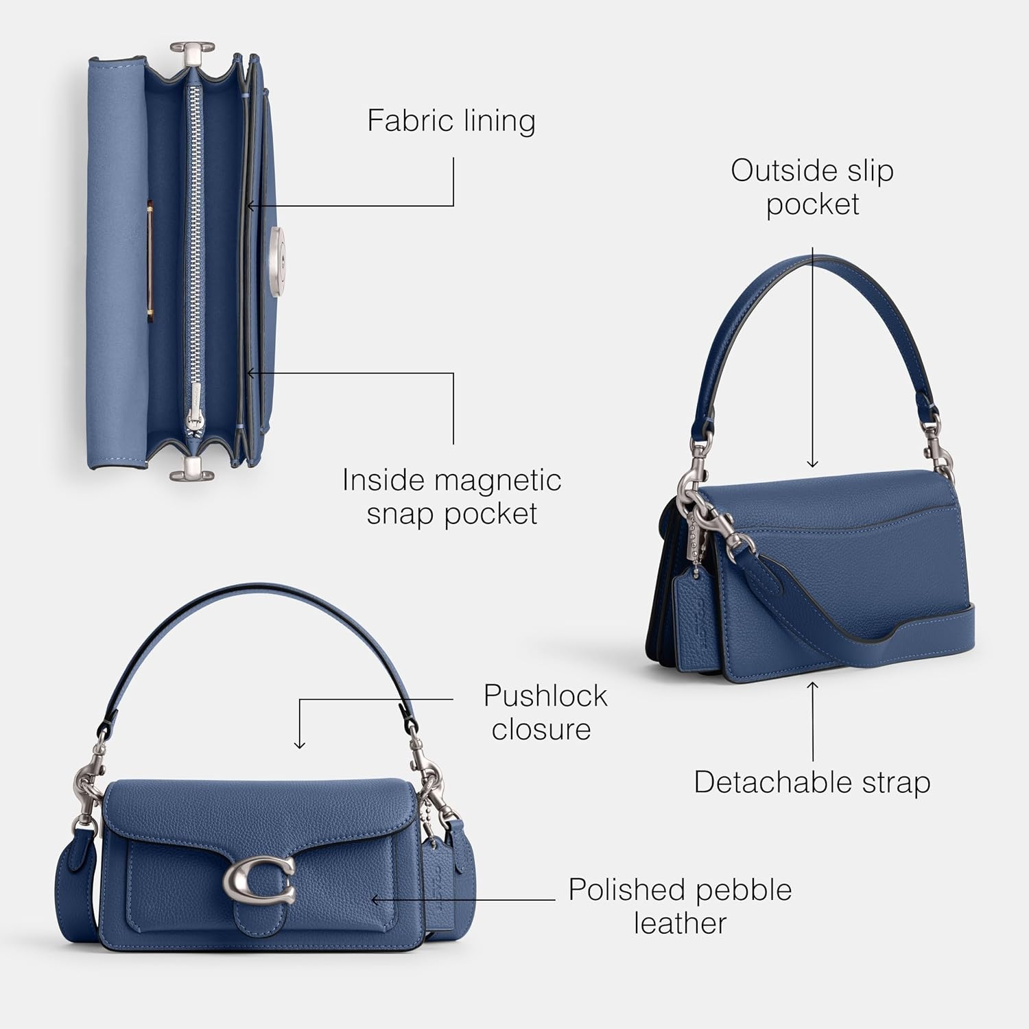 image:imageCOACH Tabby Shoulder Bag 20Sky Blue