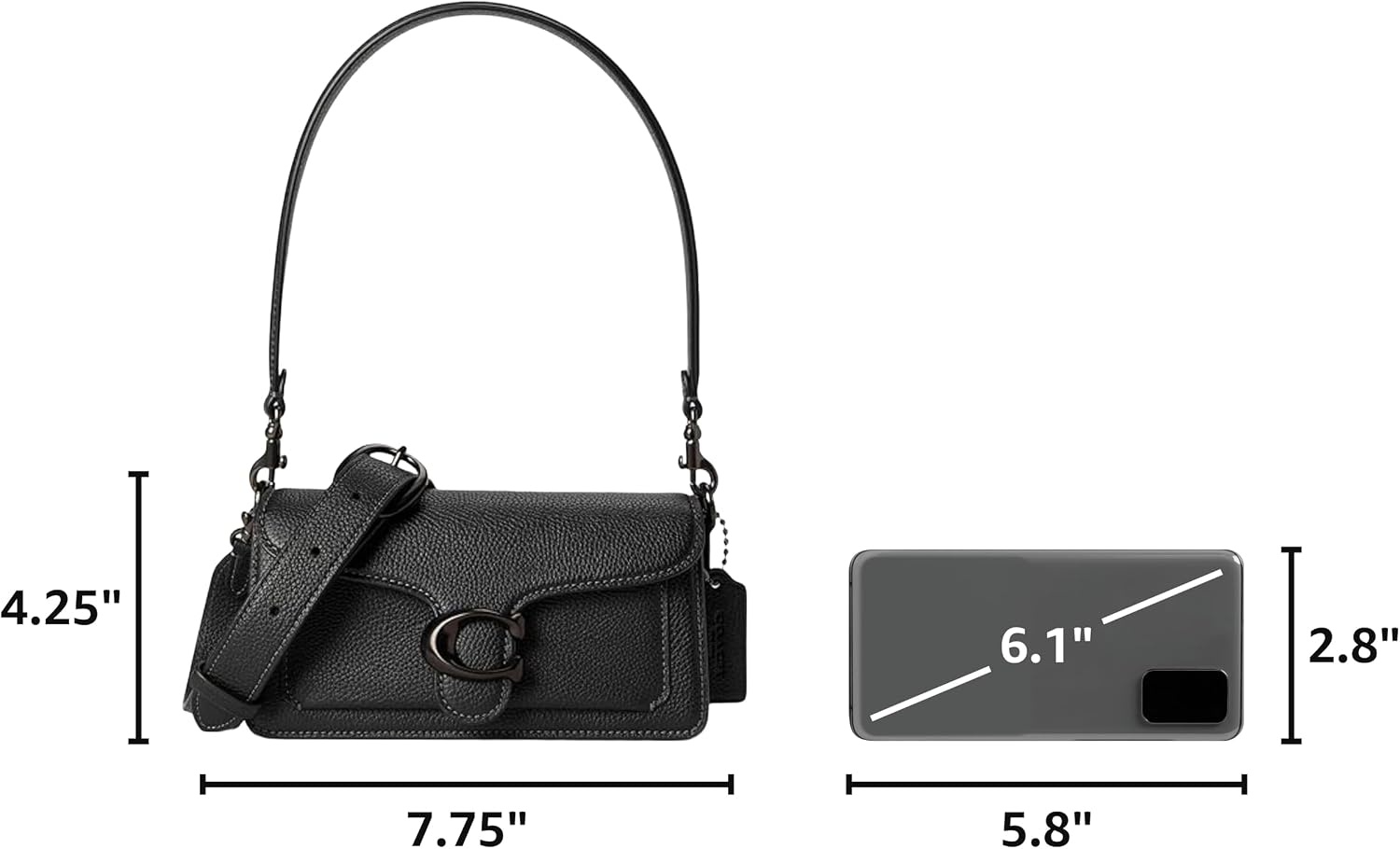 image:imageCOACH Tabby Shoulder Bag 20V5Black