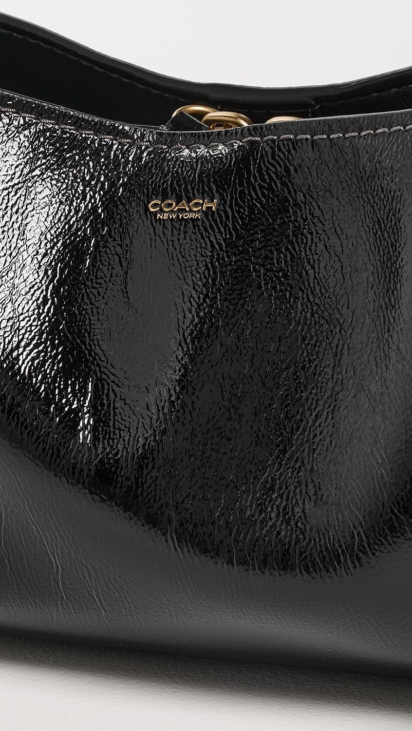 image:imageCoach Womens Soft Grain Leather East West Rogue Bag 34B4Black