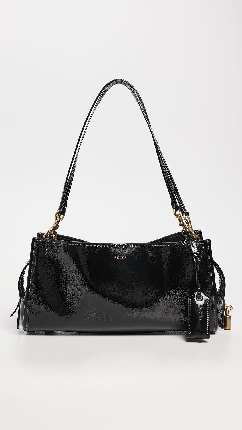 image:imageCoach Womens Soft Grain Leather East West Rogue Bag 34B4Black